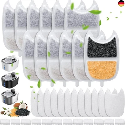 MARKE KIGNIOTE Kigniote 12 Packung Filter Katzenbrunnen für FEELNEEDY 4L Trinkbrunnen für K