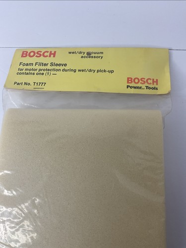 New Bosch Foam Filter Sleeve Part No T1777. Yellow - Picture 4 of 4