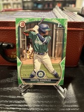 2023 Bowman 1st Bowman Martin Gonzalez #BP-28 Green Pattern /99 (RC) Mariners