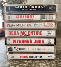 Country Artists Cassette Tapes - Lot Of 7