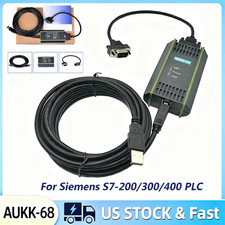 Siemens S7-200/300/400 PLC Cable USB/MPI PC Adapter For 6ES7972-0CB20-0XA0