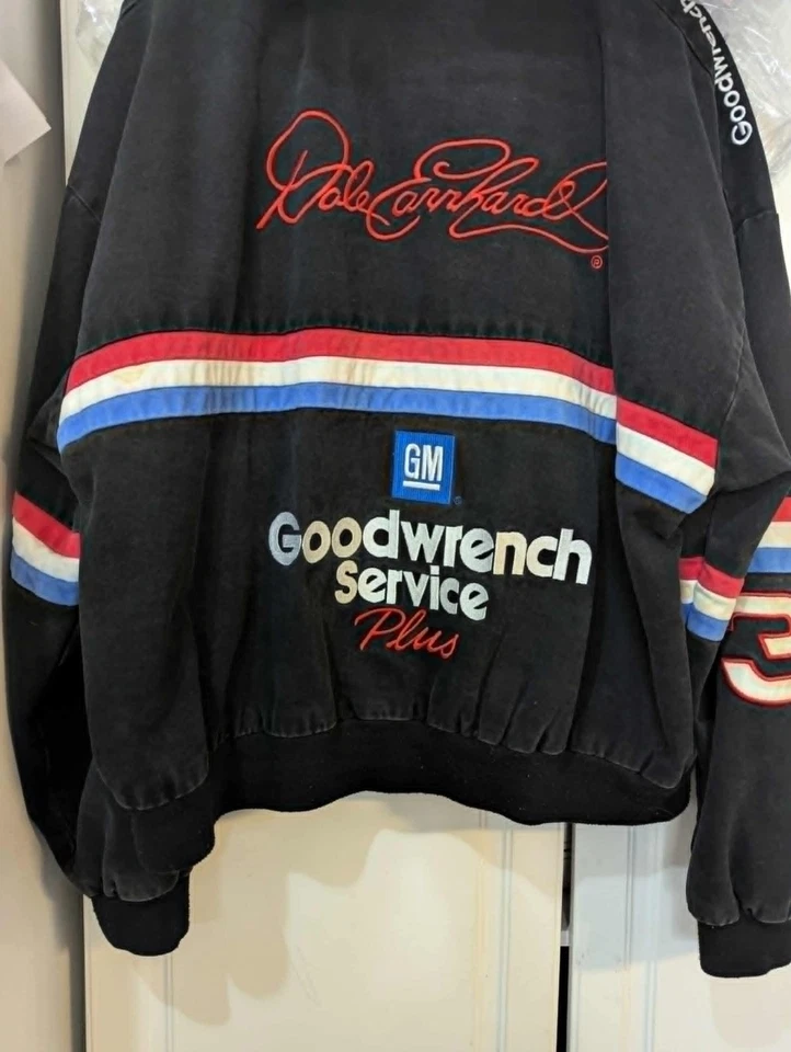 Jaqueta uniforme Dale Earnhardt Sr #3 Goodwrench tamanho 3x perseguição limpeza a seco - Imagem 2 de 2