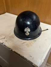Vintage French Foreign Legion Helmet with Emblem, Used.