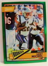 SONY MICHEL RC /75 ROOKIE CLASSICS PANINI HONORS FOOTBALL 2018