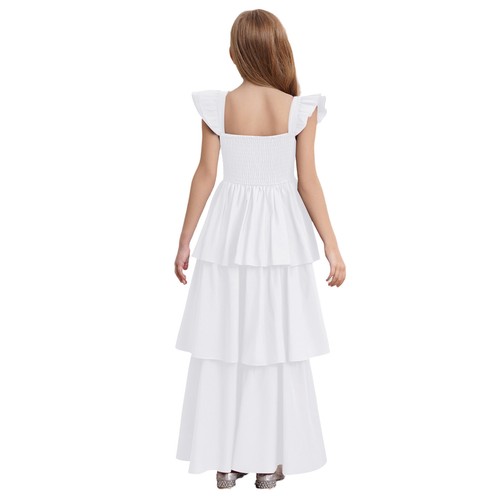 Girls Maxi Dress Vintage Charm Party Dress Ankle Length Sweet Cute Casual Gown - Picture 38 of 71