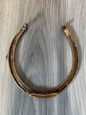 Vintage Bronze Reproduction Good Luck Horseshoe