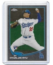 2013 Topps Chrome Hyun-Jin Ryu Rookie Card RC #25