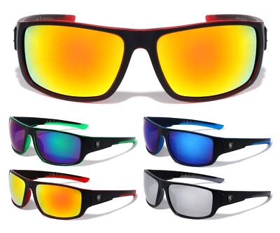 KHAN SLIM WRAP AROUND SPORT SUNGLASSES RETRO