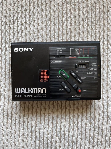 Sony Walkman WMD3 Professional Stereo Cassette Recorder - Black