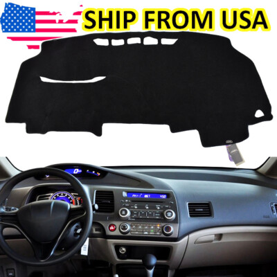 Xukey For Honda Civic 8th 06 - 11 Dash Cover Mat Dashboard Cover Dashmat  Carpet  eBay