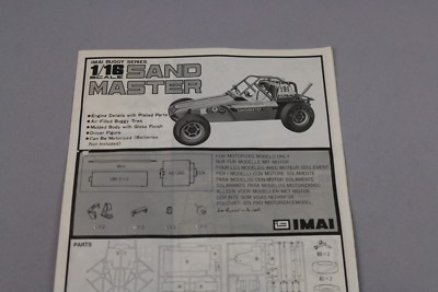 Maquette Imai 1/16 B-827 Sandmaster Funco Buggy – Contenu Neuf, Boîte Abîmée