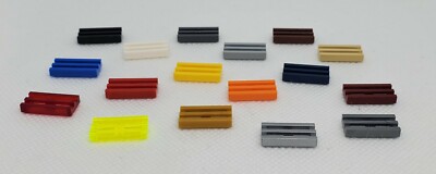 LEGO Parts Tile 1 x 2 Grille Bottom Groove Lip 2412 2412b [12