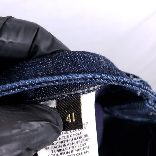 Express Stella Women's Dark Wash Barely Bootcut Jeans Stretch Denim Slim Fit Y2K - Picture 10 of 11