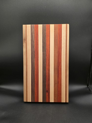 New Custom Handcrafted Natural Wood Butcher Block Cutting Board Rolling Pin Set - Picture 4 of 12