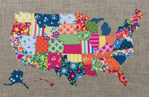 BonEful Fabric FQ Cotton Quilt Black Red Green Mexican Chip Salsa Guacamole Dip - Picture 5 of 7
