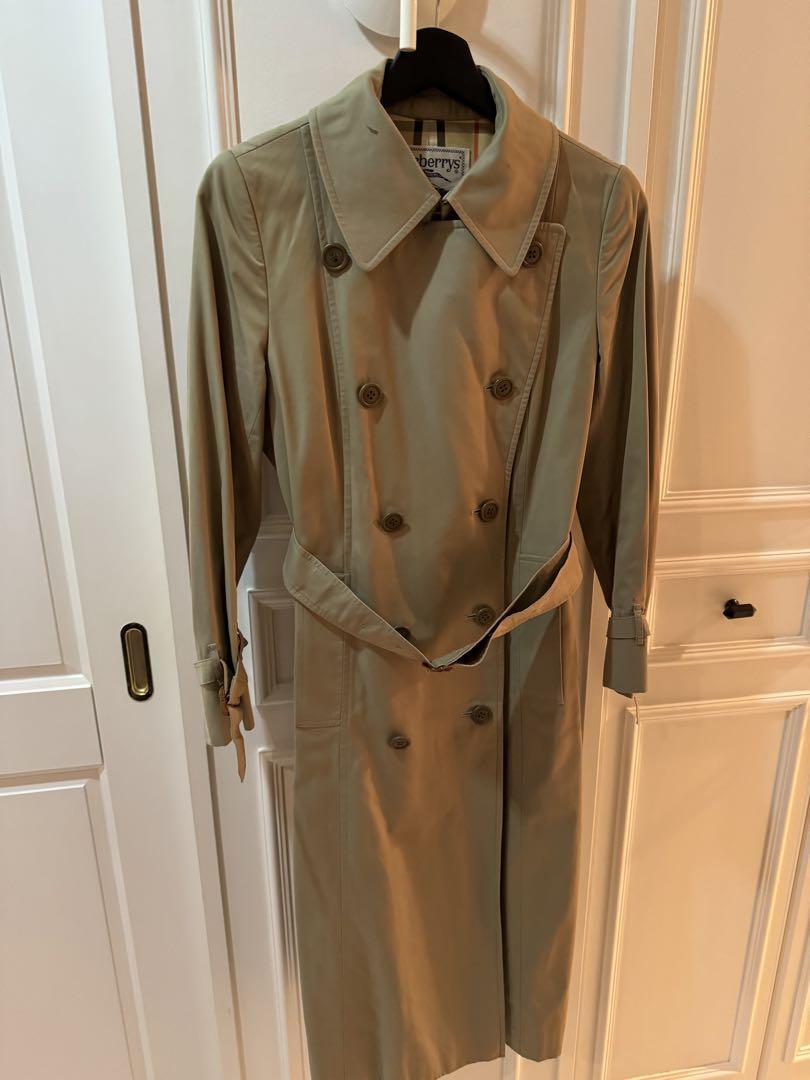 Burberry Trench Coat Beige DoubleBreasted Cotton Classic Style Unused