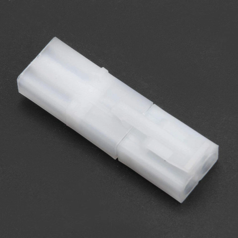 5 paia di connettori/prese Tamiya per modelli Airsoft e RC | NiMH, Trasparente - Immagine 2 di 4