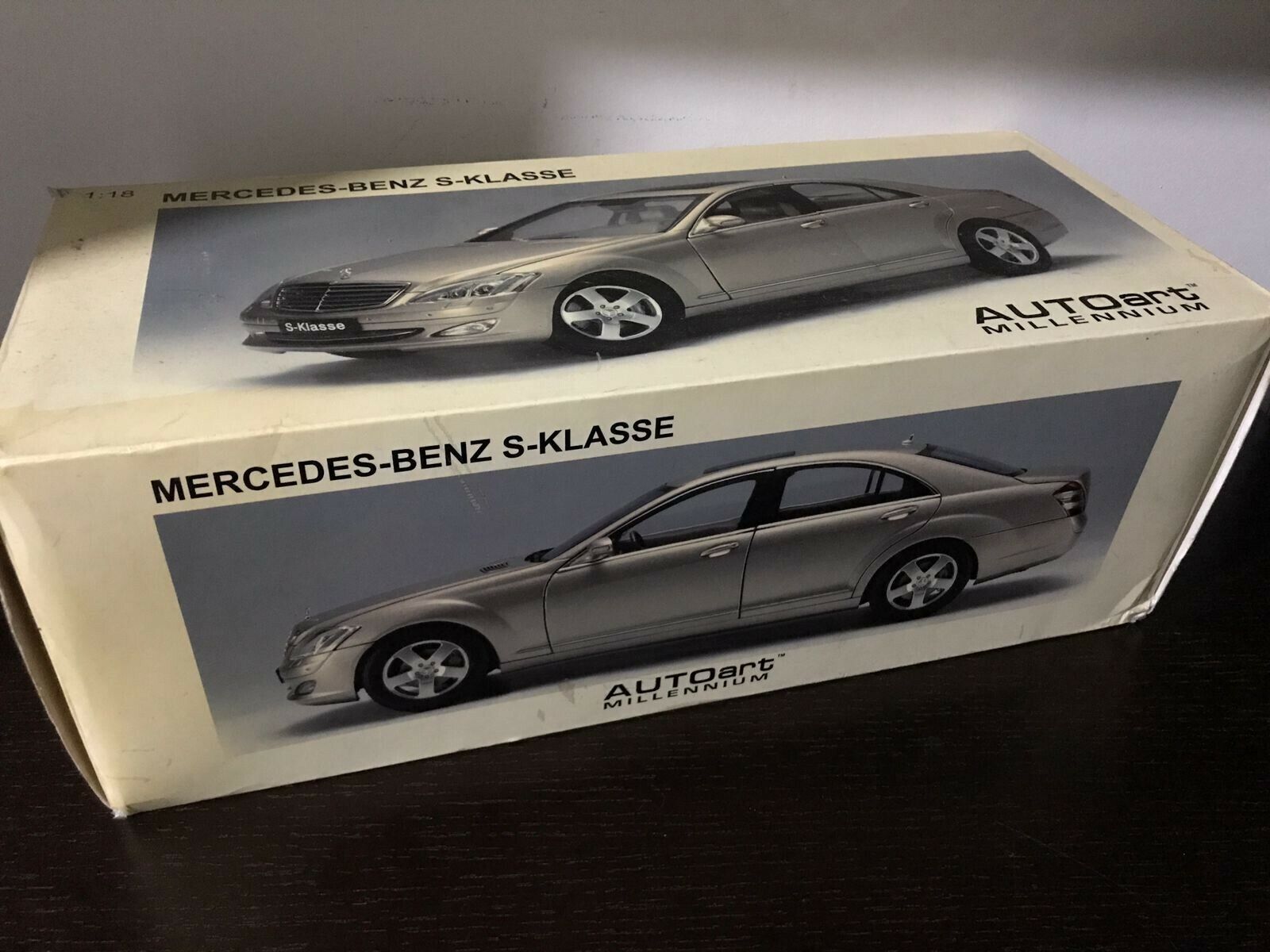Autoart Millenium Mercedes Benz S-Klass 1/18 Scale Diecast Model Car Rare