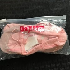 Da'Dance Girls Pink Leather Ballet Shoes-New in Bag - Reads Size 31