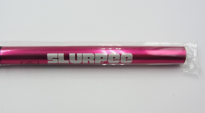 7 Eleven 7-11 Slurpee Straw Aluminum NEW Pink Whirley Drinkworks