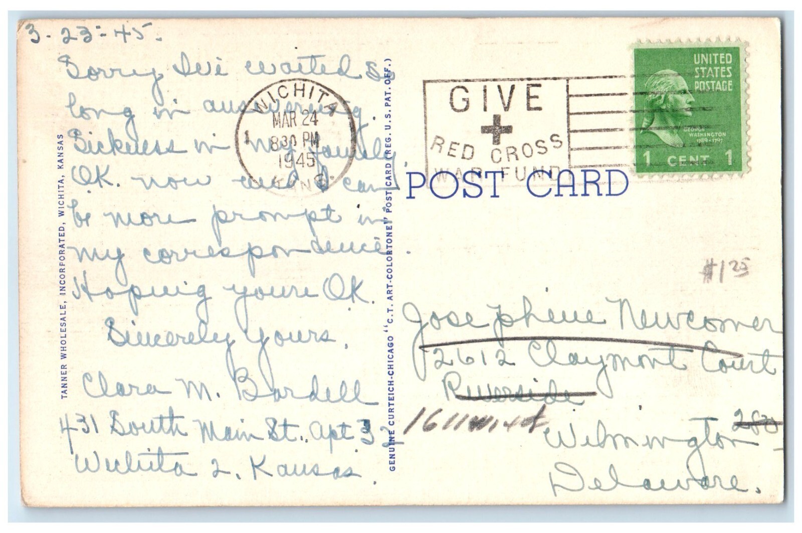 1945 Scene Linwood Park Exterior View Building Wichita Kansas Vintage Postcard eBay