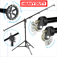 Heavy Duty Boom with Mechanical Gear - 8' 2.5m - Twist Knob to Adjust Angle