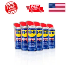 WD-40 Multi-Use Product with Smart Straw Sprays 2 Ways, 12 OZ  [6-Pack]