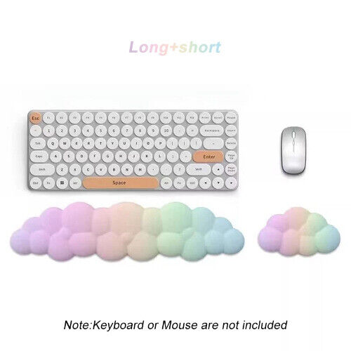 Keyboard Wrist Rest Mouse Pad Wrist Keyboard Set Memory Foam Anti-Slip - 第 34/38 張圖片