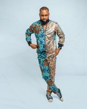 2 piece Set Reversible Bomber Jacket Combat Pants - Free International Shipping