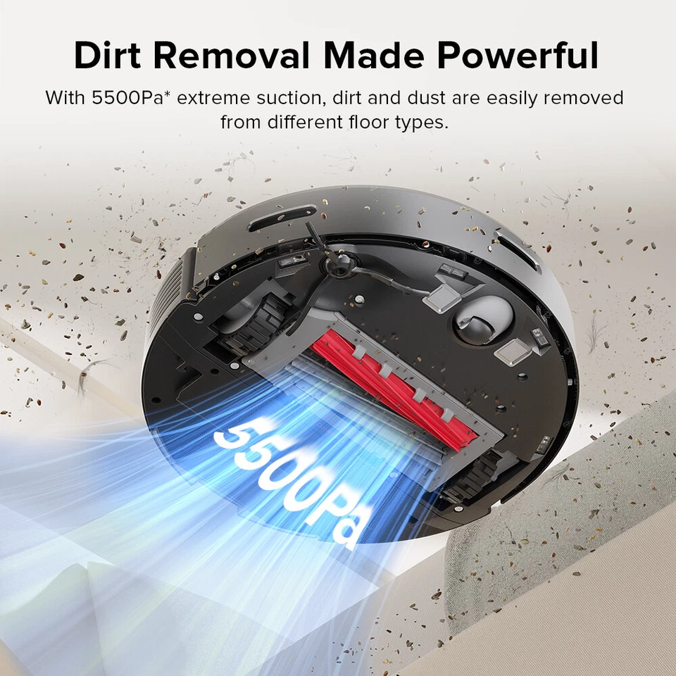 Roborock Q5 Max+ Self-Empty Robot Vacuum, 5500Pa Suction - Certified Refurbished - Image 4 of 4