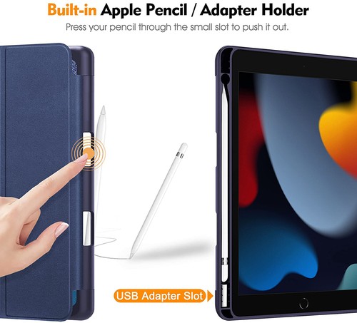 Lonfeid Stifthalter Hülle+ 9H Panzerfolie für iPad 9/8/7 (2021/2020/2019) 10.2" - Bild 29 von 58