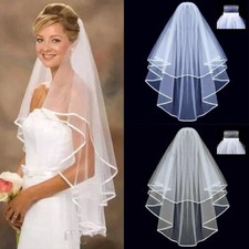 GIRL Love Veil Wedding women Pure color nets yarn Bride Beautiful Bride lace