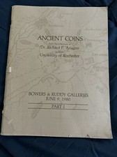 ANCIENT COINS FROM THE COLLECTION OF DR. RICHARD ARIAGNO PB BOOK 1980 PART I
