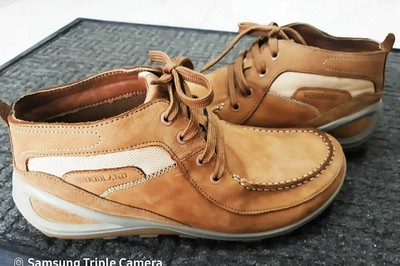 woodland men tan casual shoes