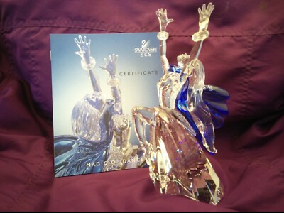 SWAROVSKI ''MAGIC OF DANCE'' ISADORA-2002 CRYSTAL FIGURINE, MADE IN AUSTRIA, NIB