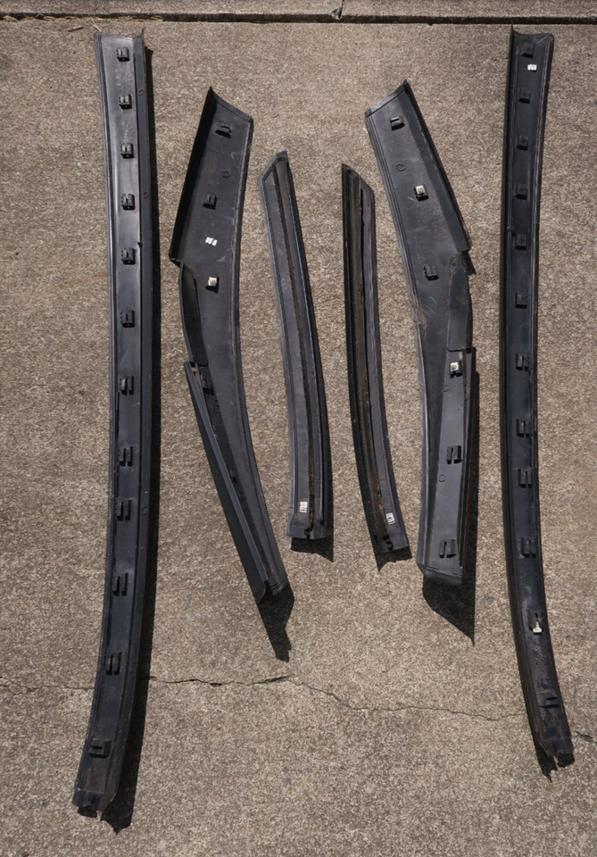 20072012 DODGE CALIBER UPPER ROOF TRIM MOLDING SET COMPLETE (12) eBay
