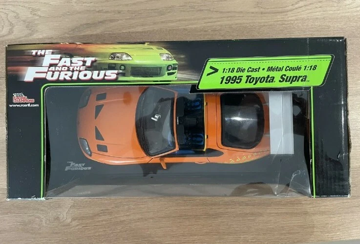 Racing Champions Ertl Fast and The Furious Brian's Toyota Supra Scala 1:18 RARA! - Immagine 2 di 4