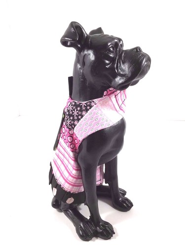Dog Pet Cat Clothes Harness Size XS 3 to 5 LBS NEW Handmade Girl Pink Black NEW - 第 5/12 張圖片