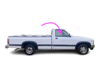 Fit 1986-1996 Dodge Dakota Pickup 2D Club&Standard Front Right Door Window Glass