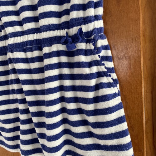 Crewcuts Girls Hoodie Stripe Dress, Swim Coverup , Cotton Terry Cloth M - Picture 3 of 7