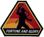 Indiana Jones Fortune and Glory Patch Iron-on Badge (3.75") Logo Emblem Patches