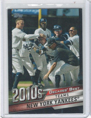 New York Yankees 2020 Topps #DB-82 Jahrzehnte Best (Serie Eins) New York Yankees