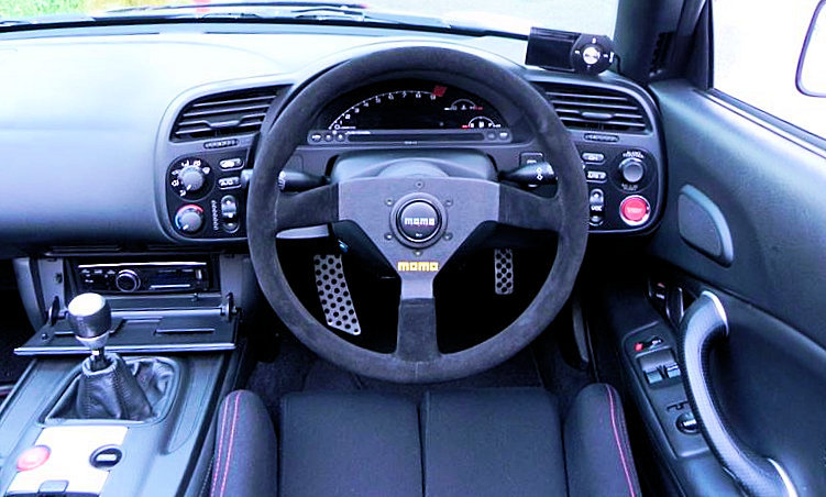 Momo Mod 78 Series with Buttons Suede Steering Wheel 350mm