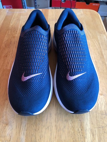 Women 12, Men 10.5 Nike Reina Easyon Shoes FN0345-401 Armory Navy Blue Plum - Picture 4 of 10