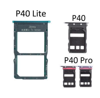 SIM Card Tray Holder Slot Adapter Replacement For Huawei P40 / P40 Pro/ P40 Lite