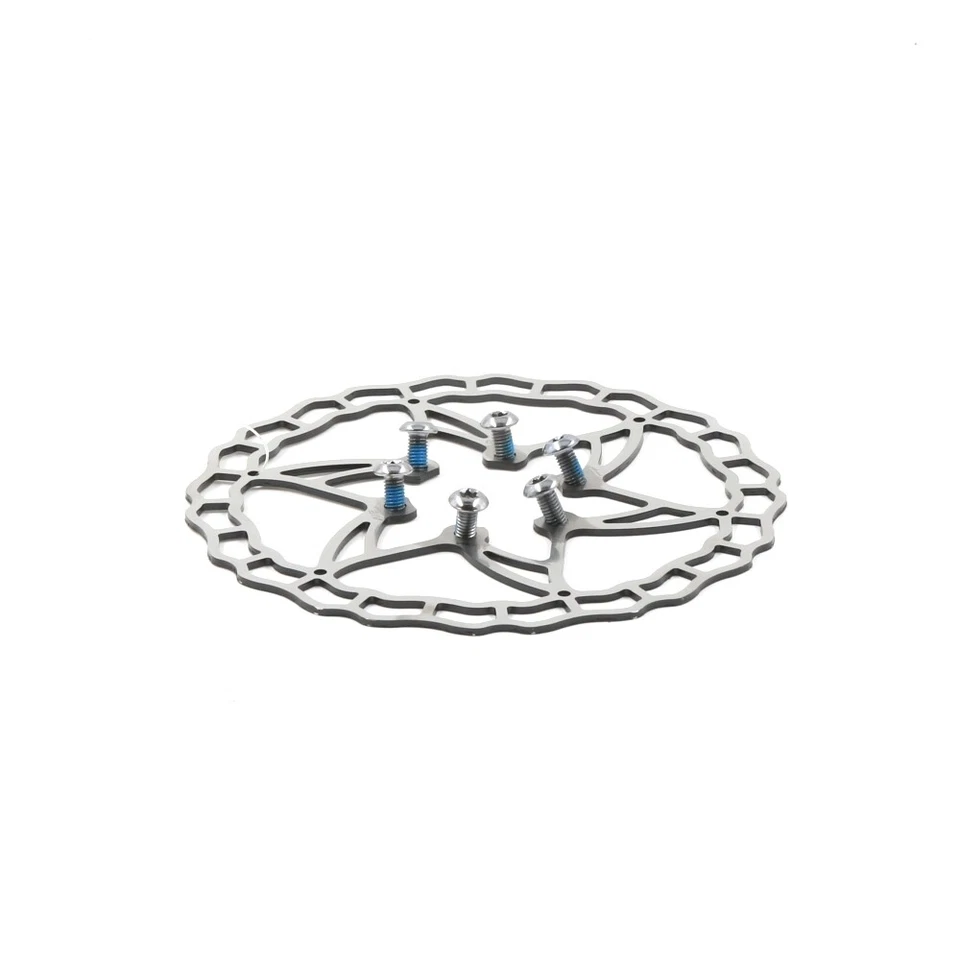 Rotor de freno de disco ASHIMA Ai2, el rotor de disco más ligero del mundo, plateado 140 mm Foto 3 de 4