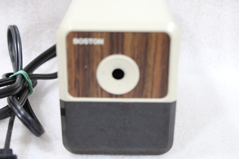 VTG Boston Electric Pencil Sharpener Model 18 296A Made In USA Hunt Mfg