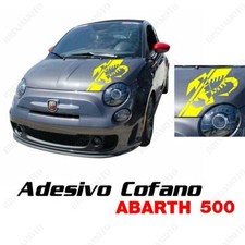 Aufkleber Motorhaube Logo Abarth Streifen, Und Skorpion Racing von Fiat Punto