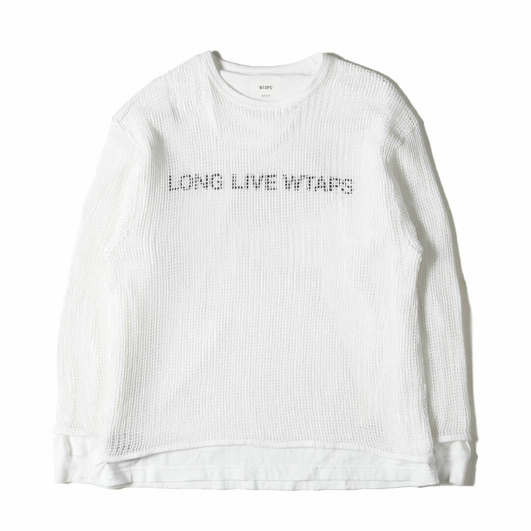 WTAPS DOUBLE TAPS T-SHIRT SIZE: M 24SS MESH LAYERED LONG WTAPS DOUBLE TAPS T-SHIRT SIZE: M 24SS MESH LAYERED LONG