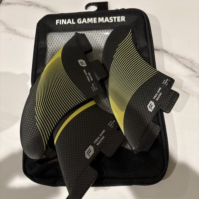 Final Game Master Full Carbon Fin Sets - High Performance Surfboard Fins - Tw...